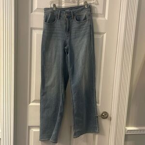 Old navy WOW wide leg, high rise jeans, sz 8